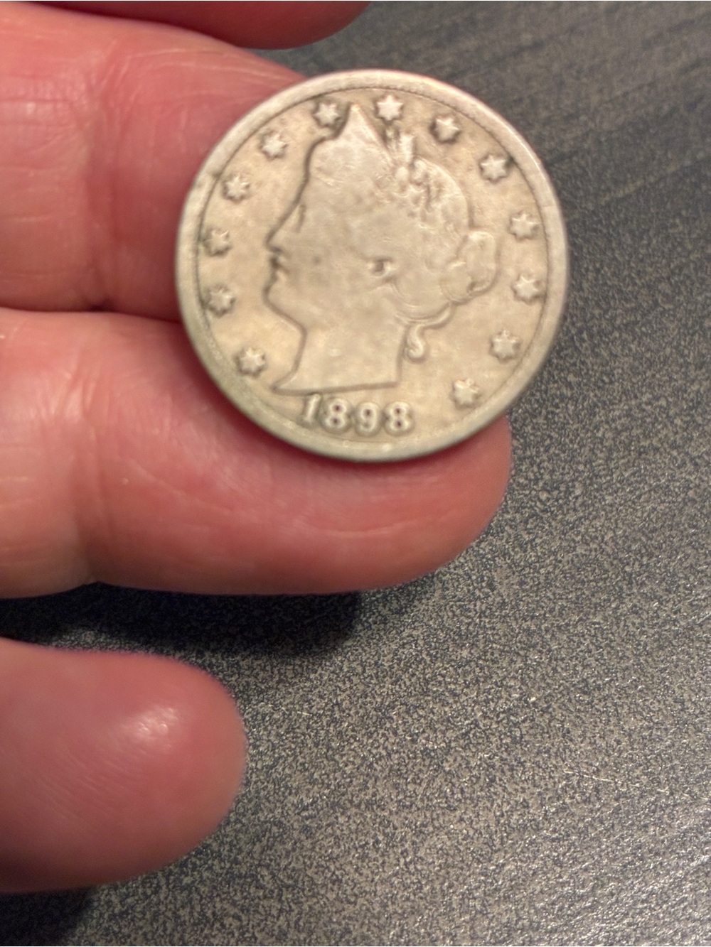 1898 Liberty Head Nickel — Vintage US Five-Cent Coin